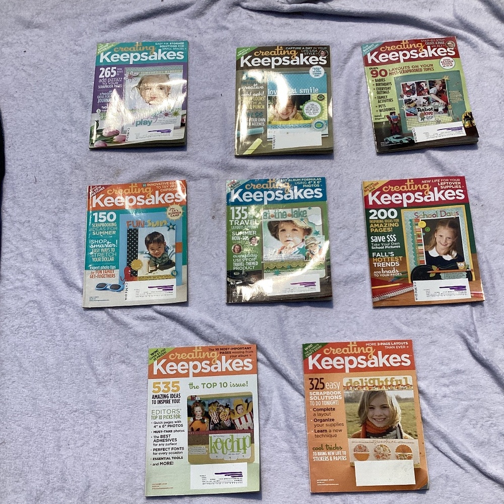 8 Creating Keepsakes Crafting Scrapbook Magazines